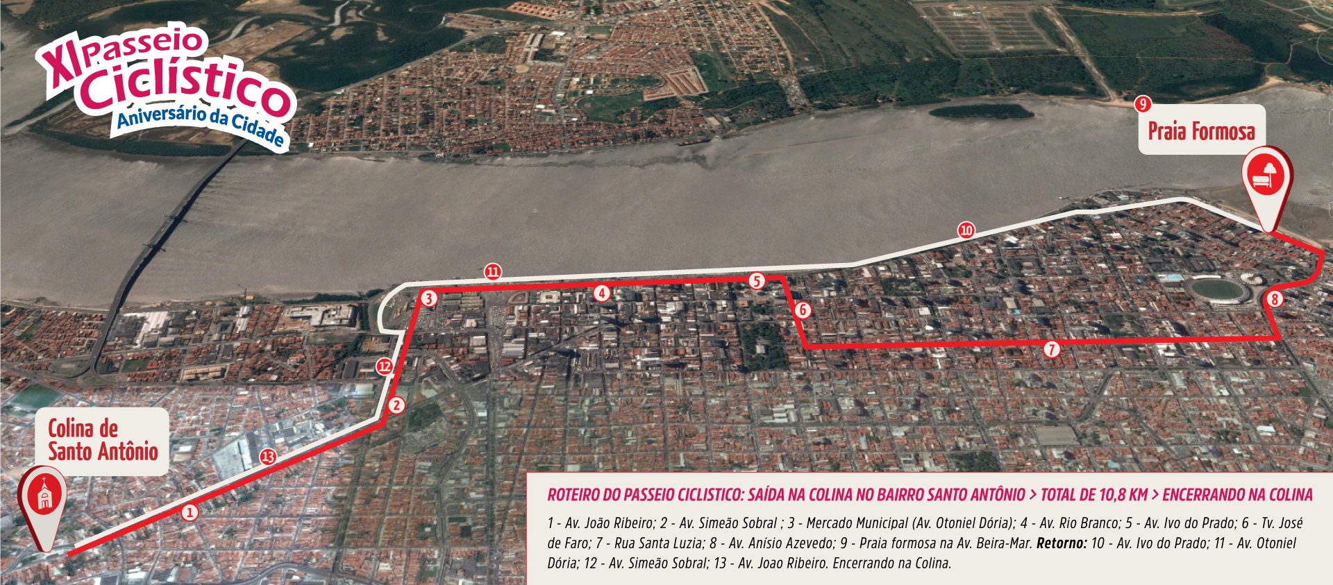 XI Passeio Ciclístico Aniversário da Cidade acontece neste domingo - SMTT Aracaju